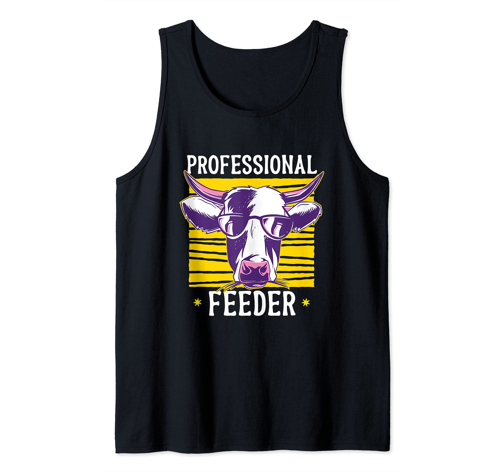 Professional cow feeder - cool dairy farmer Tank Top