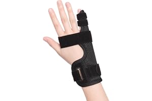joingood Pinky Finger Splint, Finger Splint for Pinky, Broken Finger, Trigger Finger, Metacarpal Splint Hand Brace, Little Finger Brace for Tendonnitis, Pain Relief, Fits for Left & Right Hand(M)