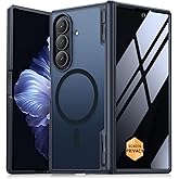 MOBOSI Magnetic for Z Fold 7 Case with Privacy Screen Protector, Samsung Galaxy Z Fold7 Cover[Compatible with Magsafe & Full Body Hinge Protection] Shockproof Phone Cases for zfold 7, Jet Black