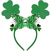 Needzo St. Patrick's Day Sequin Headband, Green Hair Accessory for Holidays and Themed Parties, One Size Fits Most