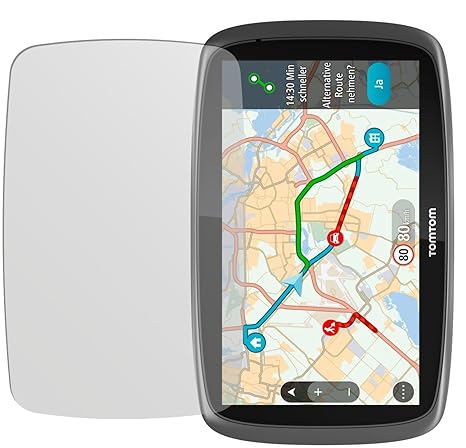 dipos I 3X Schutzfolie matt passend für Tomtom Go 5100/510 Folie Displayschutzfolie