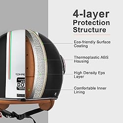 Comrider Open Face Motorcycle Helmet for