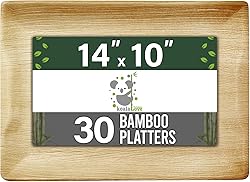 Palm Leaf Platters, 100% Compostable Disposable