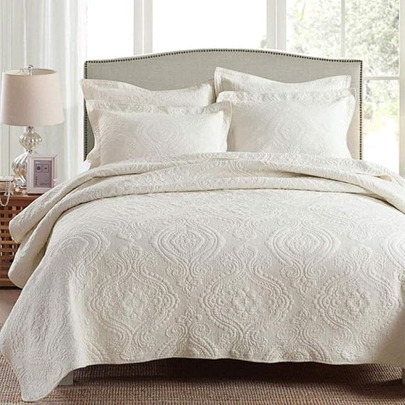 Extra Large Bedspread Quilted, 100 Cotton Bedspread Quilt Patchwork