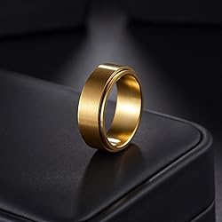 Udolfly Mens Fidget Rings Anxiety Rings for Men