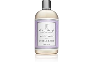 Deep Steep Classic Bubble Bath Lavender Vanilla 17 Ounce