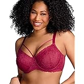 HSIA Minimizer Bras for Women Full Coverage, Unlined Lace Sexy Plus Size Underwire Bra for Large Breasts