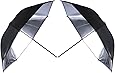 Neewer 2 PCS 33"/84cm Professional Photography Studio Reflective Lighting Black/Silver Umbrella