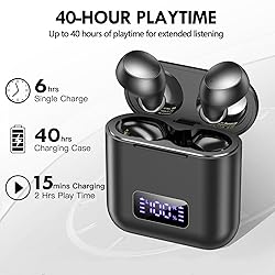 kurdene Wireless Earbuds, Mini Bluetooth Call Noise
