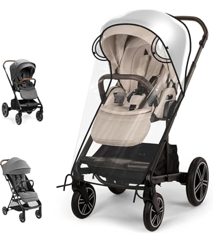 Amazon.com : Rain Cover Compatible with Nuna Stroller - Waterproof Stroller  Rain Cover, Windproof Travel Weather Shield, Durable Protect from Dust and  Snow with Breathable, Travel Strollers Accessories : Baby