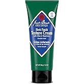 Jack Black Sleek Finish Texture Cream, 3.4 Oz. – Hair Styling Cream for Men & Women, Hair Texturizer for Dry to Normal Coarse, Thick, or Wavy Hair, Fragrance-Free Hair Lotion, Hair Product