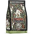 Bones Coffee Company Ethiopia Single-Origin Coffee Citrus, Floral and Berries Notes, Medium Roast Gourmet Coffee, 12 Oz Ground