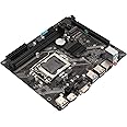 LGA 1151 Motherboard, DDR3 Motherboard with Channel PCIe X16 SATA3.0 DDR3 4 USB2.0 2 USB3.0 3 Phase Power, Gaming Mainboard for Computer PC