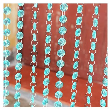 Prom Near 1 M Clear Cyrstal Ring Strand Door Curtain Fringed Door