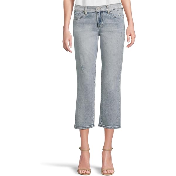 Liverpool Los Angeles Hannah Cropped Flare Jean with Slit