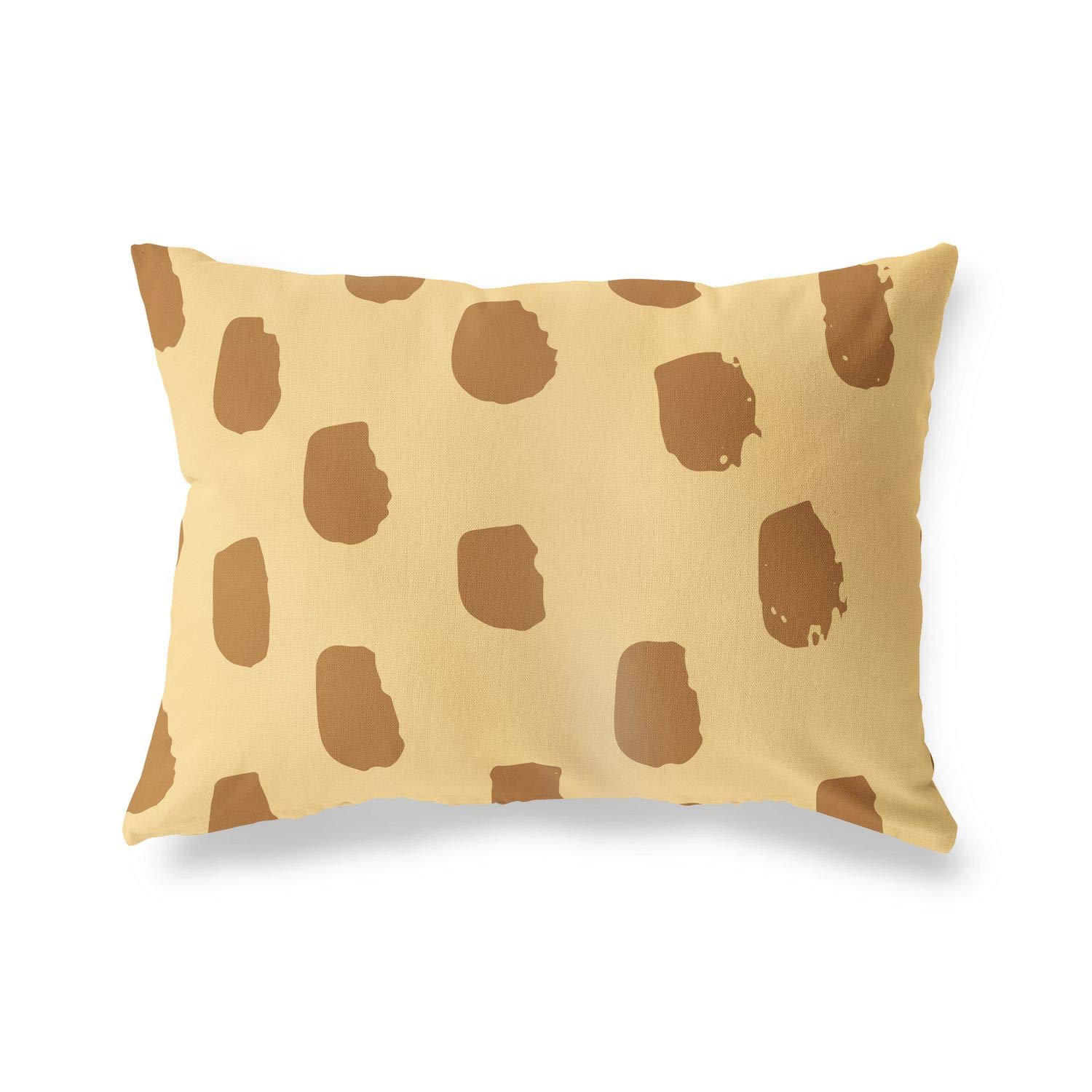 BonaMaison Decorative Cushion Cover, Brown Tones Throw Pillow Covers, Home Decorative Pillowcases for Livingroom, Sofa, Bedroom, Size: 45X60 Cm - Designed and Manufactured in Turkey