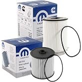 Mopar Fuel Filter Set (68157291AA) (68436631AA) | Genuine Dodge Ram OEM Replacement Part (2020&ndash;2024), Protects Fuel Injectors for 6.7L I6 Cummins Turbo Diesel Engines