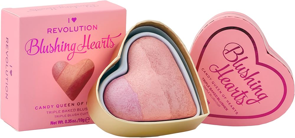 Makeup Revolution I Heart Makeup Blushing Hearts Candy Queen Blusher