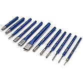 12-Piece Cold Chisel, Pin, Center and Starter Punch Set