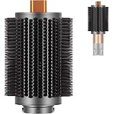 Upgraded Large Round Volumizing Brush Attachment for Dyson Airwrap HS01/05/08, Bigger Round Brush for Dyson Air wrap Accessories for Straighten Fast Dry Big Curls Add Volume