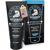 Bossman Fortify Intense Beard Conditioner for Men, Magic Scent - Texas-Made | Conditioner that Deeply Moisturizes, Replenishes &amp; Protects w/ Natural Ingredients - No More Beard Itch, Dryness, Beardruff