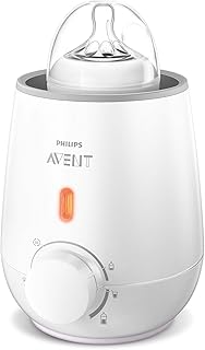 Philips Avent SCF355/00 Flaschenwärmer, schnelle und gleichmäßige Erwärmung, weiß