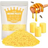 VIPwax Yellow Beeswax Pellets 2LB, Natural Organic Beeswax, Beeswax for Candle Making, Body, Skin Care DIY, Lip Balm and Soap Making Supplies