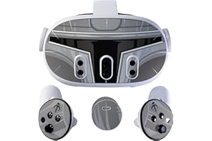 LOUCID SKINZ VR Accessories Compatible with Meta Quest 3 - Headset Virtual Reality Accessories Protective Cover Skins Compatible with Oculus Quest 3 (Man Helmet)