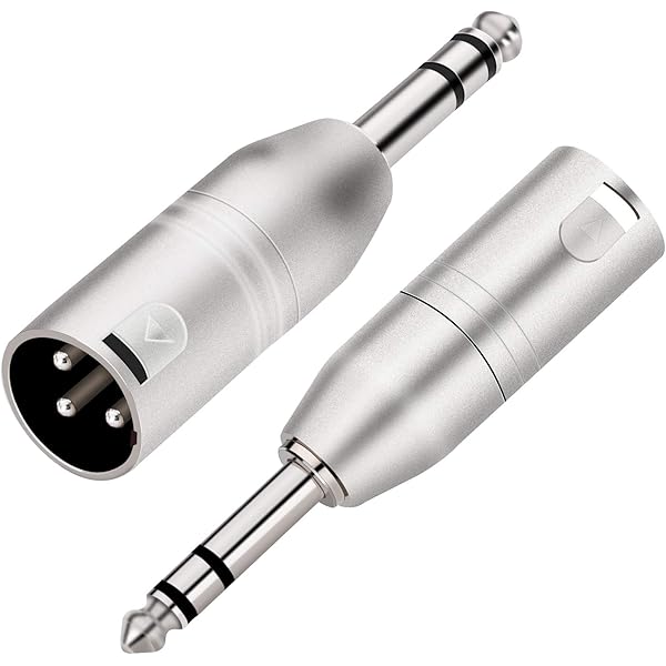 thumbnail image 2 of Monoprice Xlr Adapter Monoprice 3-Pin Male To 5-Pin Female DMX Converter - Silver, Anodized Aluminum Adapter With Lock Release Button 5 Pin Dmx 2 of 9