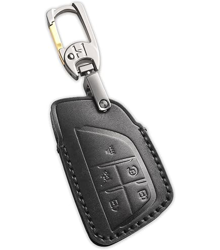 Amazon.com: Hontumax Premium Leather 5-Button Key Fob Cover