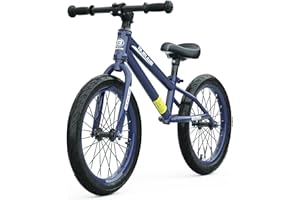 GASLIKE 16 Inch Balance Bike for Big Kids Ages 4-8 Years Old Boys and Girls, No Pedal Sports Training Bicycle, Adjustable Seat Pneumatic Tires Quick Assembly