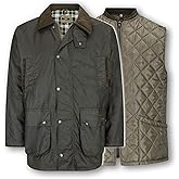 Walker and Hawkes Men's Wax 3-in-1 Greendale Jacket