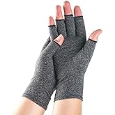 Arthritis Gloves for Women and Men,Compression Arthritis Gloves, Fingerless Design, Breathable Fabric