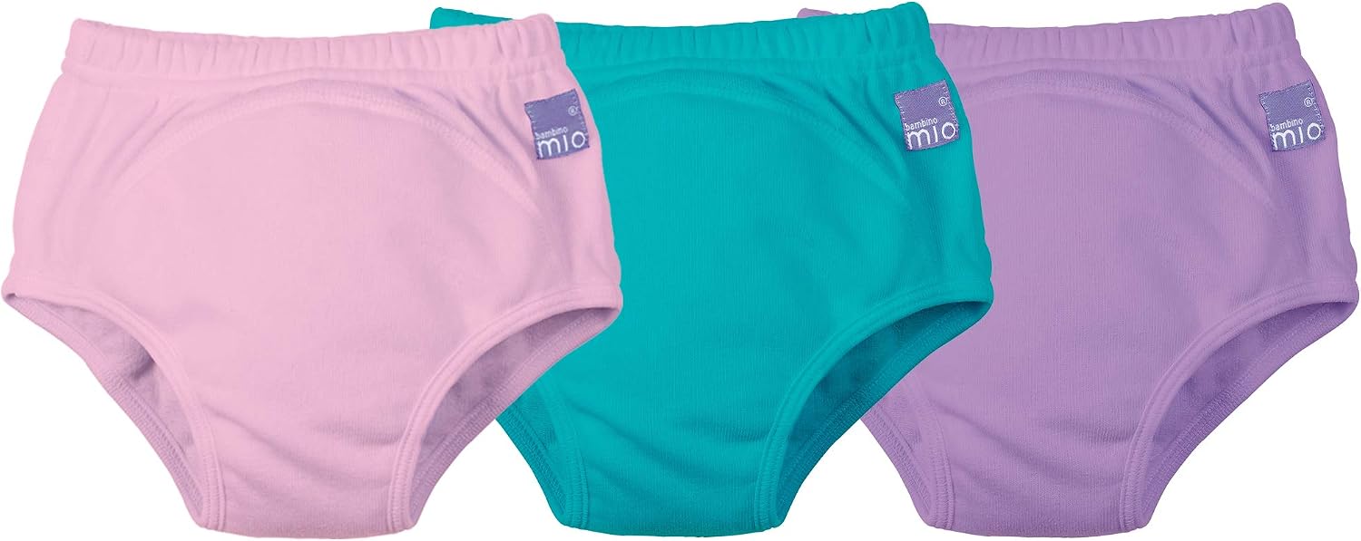 Bambino Mio - Calzoncillos De Aprendizaje Reutilizables Para Niños 2-3 Años, Color Cielo, Para Dejar El Pañal