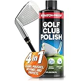 Golf Club Polish - Golf Club Head and Groove Cleaner, Rust Remover for Metal, Zinc, Aluminum, and Steel, Easy to Use Club Cleaner, Instant Rust, Scuff & Stain Remover - , Clean, Polish & Restore
