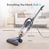 VonHaus 800W Corded Stick Vacuum 17000Pa 2 in 1 Upright & Handheld Grey view 3