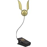 Paladone Golden Snitch Lumi Clip | Convenient Harry Potter Themed Reading Light | Dual Powered by Batteries or USB, Gold