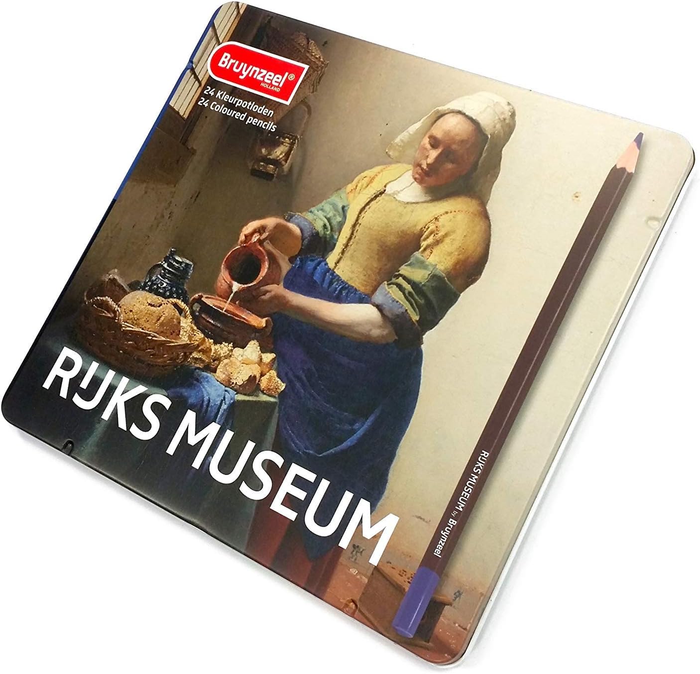 BruynzeelRijks Museum Edition of 24 Colouring Pencils - The Milkmaid