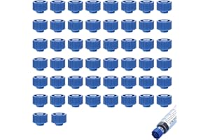 Yharnamite 50 Pcs Plug Luer Lock Cap, Tip Caps for End Caps, Tubes Tip Caps, Luer Lock Tip Caps, Dispensing Tip Cap Caps Supp