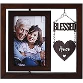 InnoBeta Nana Gifts, Grandma Gifts from Grandchildren, Blessed Nana Photo Frame, Mother's Day, Christmas, Birthday, Rotating 6R Picture Frame