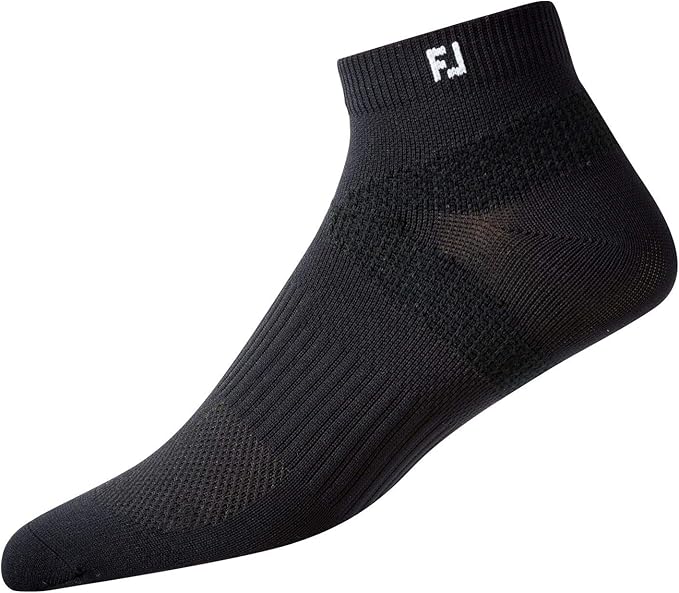 FootJoy Men's FJ Tour Compression Sport Socks Black Size 7
