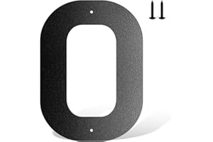 USENUMBER 3 Inch Metal House Number, Metal Letters, House Address Number, House Numbers For Outside, Mailbox Numbers For Outside, Black Modern Metal Numbers And Letters(0)