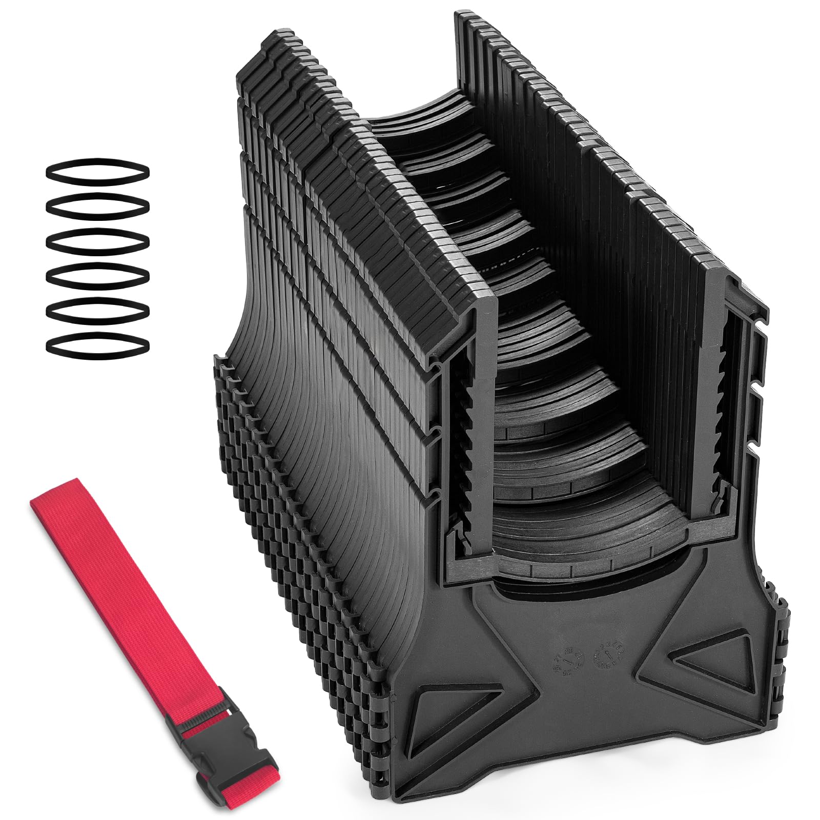 Photo 1 of BOYISEN RV Sewer Hose Support 20 Foot, Camper Sewer Hose Holder Height Adjustable RV Septic Hose Support for Dumping Faster and Thoroughly W/Secure Rubber Band and Storage Strap