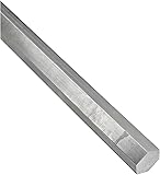 316L Stainless Steel Hex Bar, Unpolished (Mill) Finish, Standard Tolerance, Inch