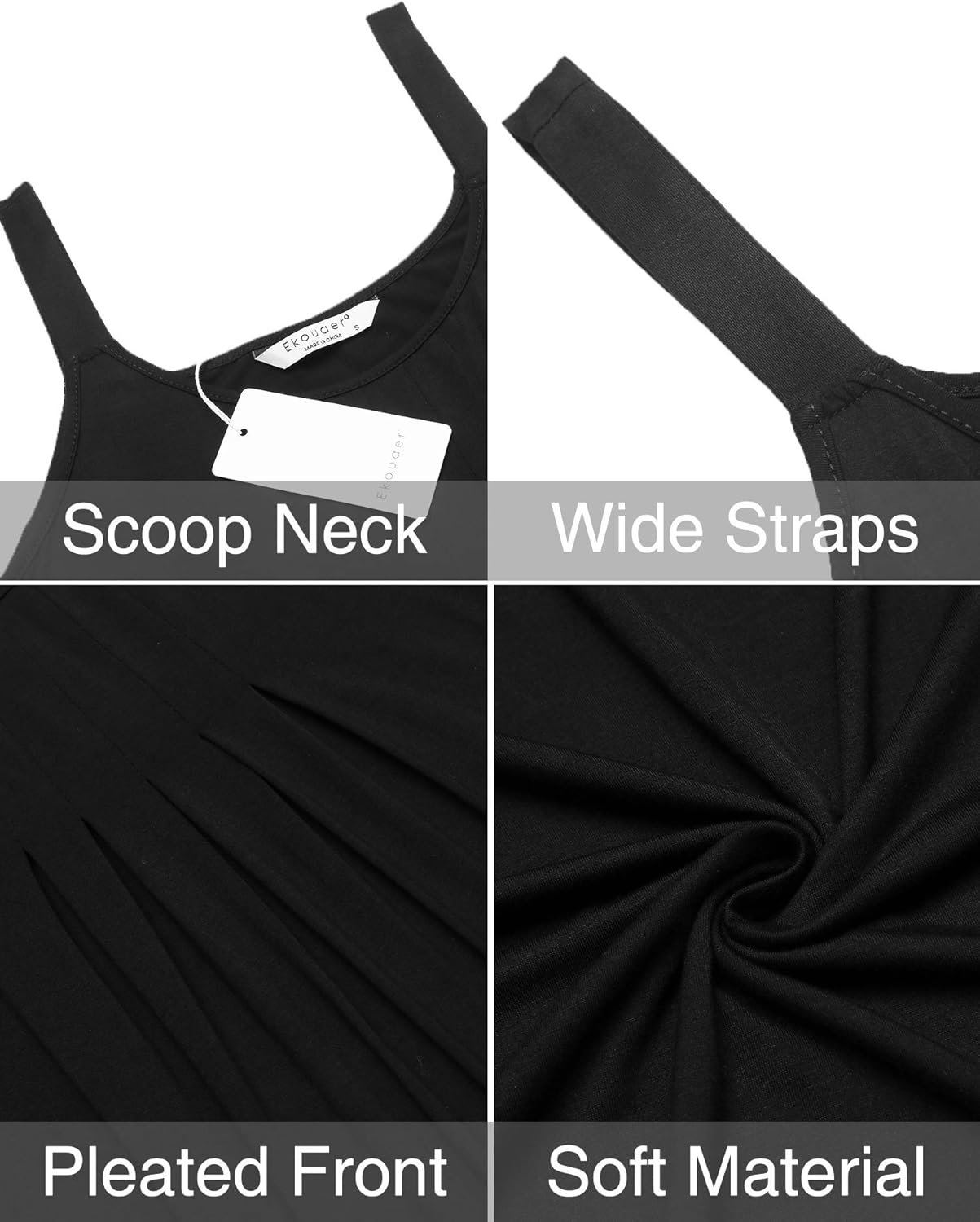Ekouaer Women's Sleeveless Long Nightgown Summer Full Slip Sleep Dress Soft Nightshirt Chemise Sleepwear Lounge Dresses at  Women’s Clothing store
