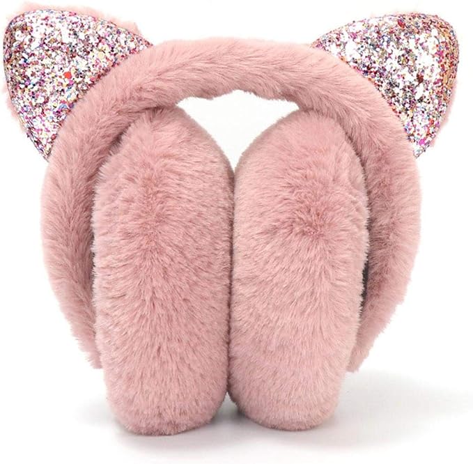 Women Warm Earmuffs Fashion Winter Autumn Earmuffs Cute Cat Ear Plush