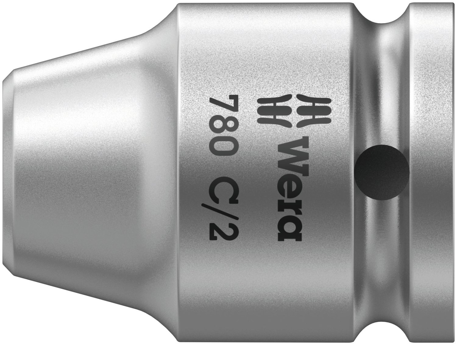 Wera 05344514001 5/16 x 35 mm 780 C 1/2-Inch - 780 C/2-S Adaptor - Silver — image 1