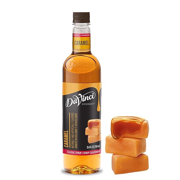 DAVINCI GOURMET CLASSIC CARAMEL SYRUP, 25.4 FLUID OUNCES (PACK OF 1)