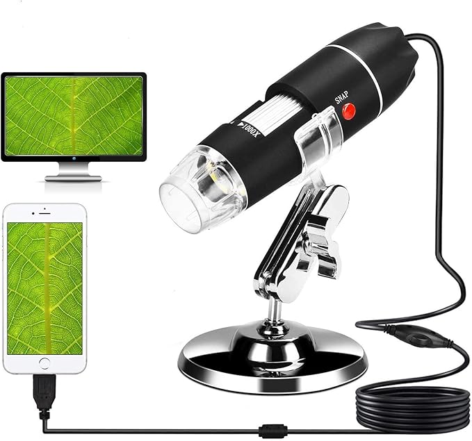 USB Microscope, 40X1000X Digital Microscope 3 in 1 PCB