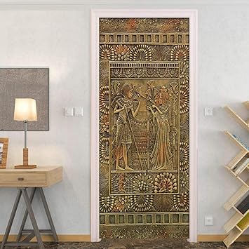 Gratuit Images Yxgmt 3d Autocollant De Porte Murale Affiche Papier Peint Art Deco actualisé par